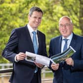 Lisburn and Castlereagh City Council Regeneration Pilot was launched in June 2024 by council CEO David Burns and Regeneration Committee chairperson, John Laverty. Pic credit: LCCC