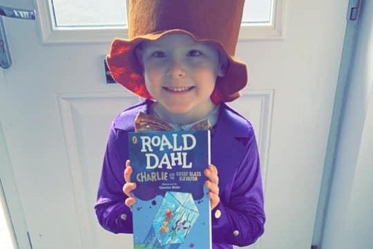 Getting all excited about World Book Day .