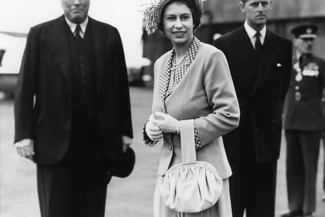 Princess Elizabeth arrives in Belfast for tour, 1949 © Belfast Telegraph Archives
