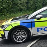 He was pulled over by police officers on the A19.