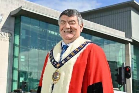 The Mayor of Mid and East Antrim, Alderman Noel Williams.