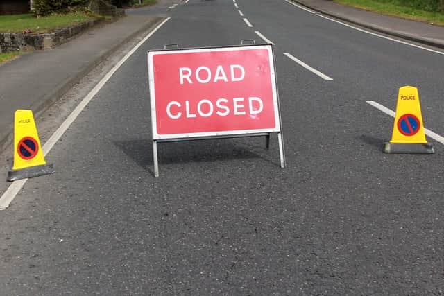 A section of Shore Road, Newtownabbey city bound,  was closed to traffic.