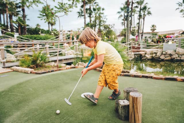 All ages can enjoy mini golf