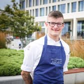 South Eastern Regional College alumna, Adam Jones (24), who was recently appointed Executive Head Chef at The AC Hotel by Marriott Belfast, is keen to promote the apprenticeship route for aspiring professionals pursuing a career in hospitality. Pic credit: SERC