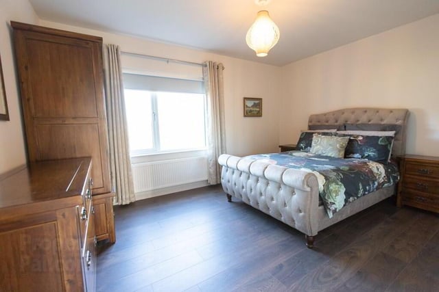 The master bedroom on the ground floor has a lovely en suite.