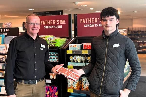 John and Matthew Donnelly – a father-son duo working side by side at M&S Ballymena, where their shared love of M&S has become a proud family tradition. Picture: M&S