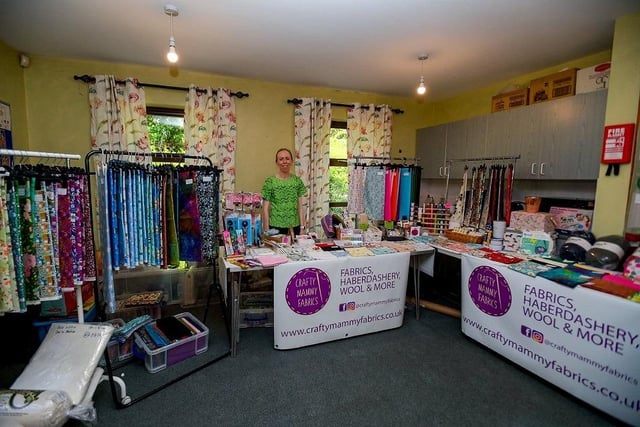 Claire from Crafty Mammy Fabrics held another successful pop up shop at this years exhibition.