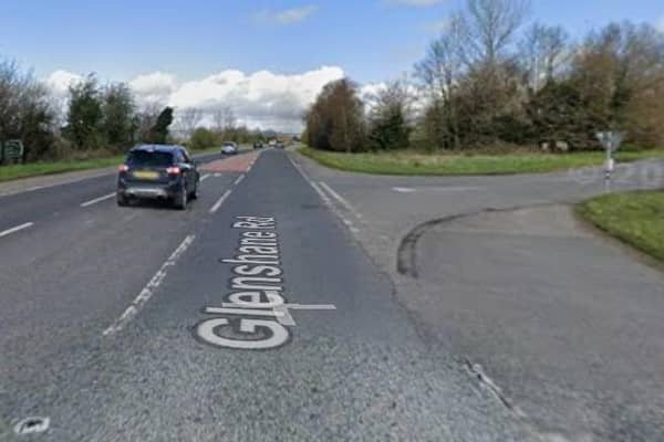 The Glenshane Road at the Lurganoose Road junction. Image: Google
