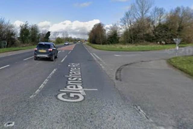The Glenshane Road at the Lurganoose Road junction. Image: Google