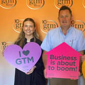 Abigail Everett, Tourism Ireland; John Higgins, National Trust - Giant’s Causeway World Heritage Site; and Hillarie McGuinness, Tourism Ireland, at GTM West in Nevada.
Pic – Tourism Ireland