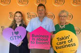 Abigail Everett, Tourism Ireland; John Higgins, National Trust - Giant’s Causeway World Heritage Site; and Hillarie McGuinness, Tourism Ireland, at GTM West in Nevada.
Pic – Tourism Ireland