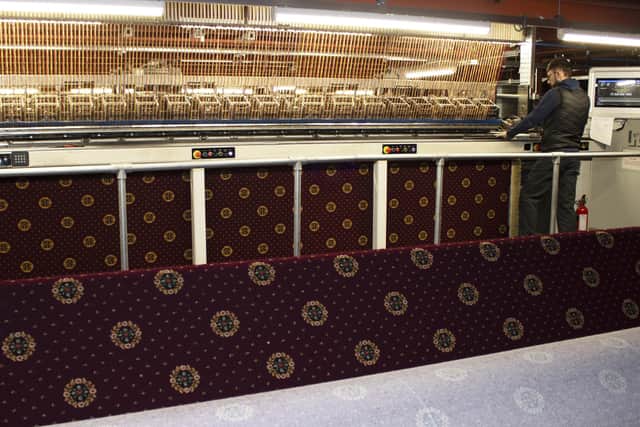 Ulster Carpets have invested in new looms to enhance their position as the premier supplier
of Axminster and Wilton carpets to the residential, hospitality, marine and casino sectors
across the world.