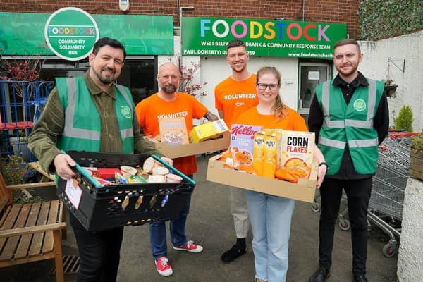 Belfast Food Bank bolstered by Amazon support.