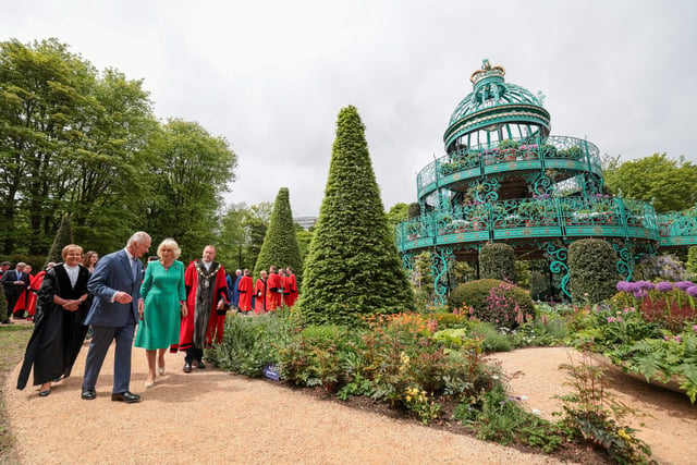 King Charles III and Queen Camilla opened the majestic Coronation Garden at Hazelbank Park in May 2023.