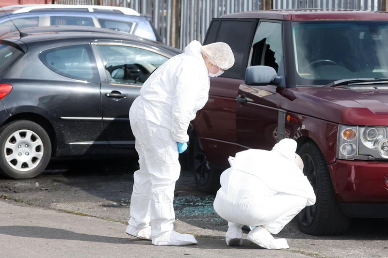 Police are investigating an attack on premises in the Landsdowne Industrial Estate area. Picture by Jonathan Porter/PressEye