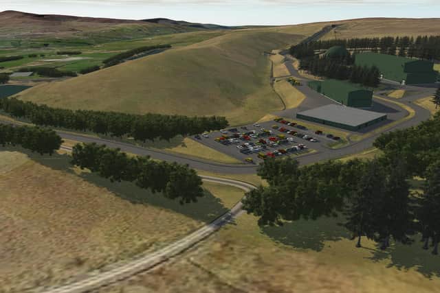 Artist's impression of what the proposed Dalradian site will look like. Credit: Supplied