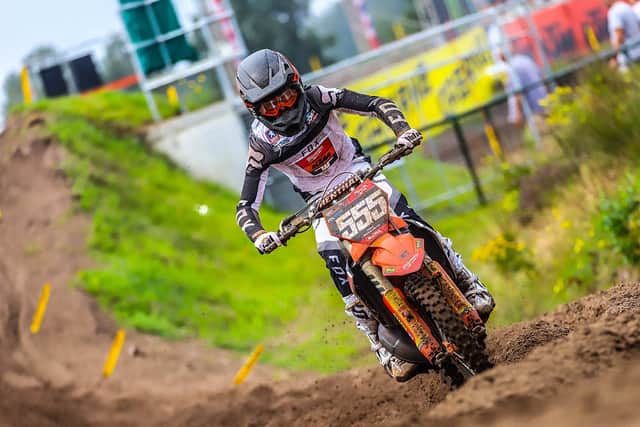 Cole McCullough finished in the points on his debut in the EMX 250 class at Arnhem in the Netherlands