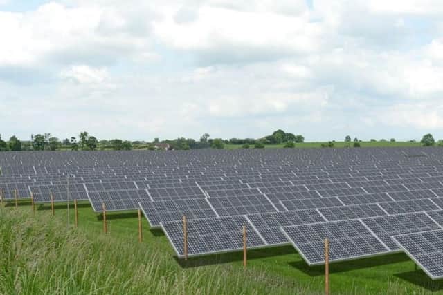 ABC planners acknowledged that mitigation measures, in the form of trees and hedgerows, were necessary to minimise the visual impact of the solar farm. Credit: ABC planning portal