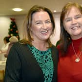 Pictured at the Light up a Life ceremony are, Siobhan McArdle, left, fundraising manager at the Southern Area Hospice and Susan Parks, Mayor's secretary. PT50-235.