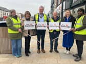 Tidy Banbridge volunteers with the Deputy Lord Mayor, Cllr Kyle Savage, promoting Saturday’s litter pick.