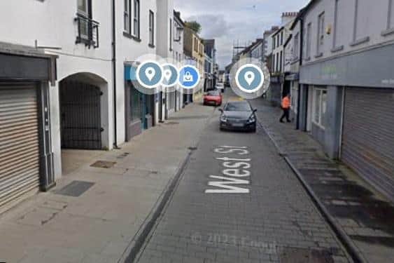 General view of West Street, Carrickfergus. Image: Google