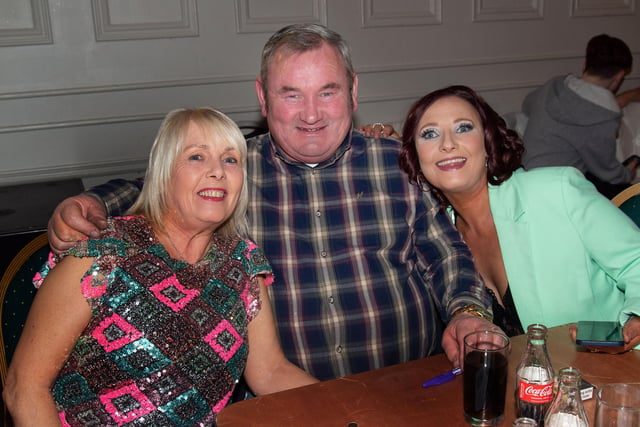 Smiles all round at the Big Country Night at the Seagoe Hotel in aid of the Northern Ireland Children's Hospice. PT11-255.