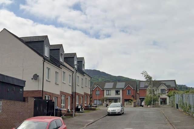 General view of Mount Street, Newtownabbey. Pic: Google Maps