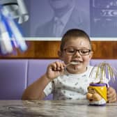 Two shops run by the Coleraine-based producer of a wide range of ice cream flavours and low-fat sorbets have been named among the very best in the United Kingdom in three major surveys including one by BBC Good Food, the leading gourmet food magazine. Pictured enjoying a Morelli’s ice cream in Portrush