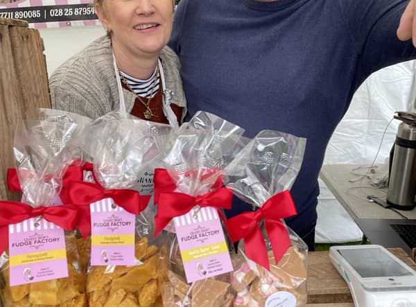Glen and Rhonda Houston of Granny Shaw’s Fudge in Ballymena have launched luxury chocolate gift boxes for Valentine’s Day