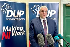 DUP leader and East Belfast MP Gavin Robinson. Photo: David Young/PA Wire