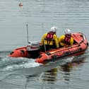 Portrush RNLI were involved in the rescue of three people caught in a rip tide. Picture: Portrush RNLI