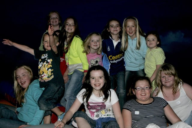 Having a good time at Finvoy YFC fun night at Ballymoney Rugby Club in 2010