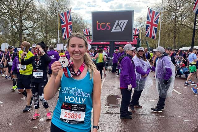 Holly Neill at the London Marathon