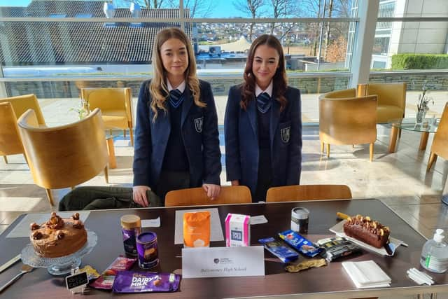 Pupils from Ballymoney High School who took part in the Fairtrade Bake-Off.