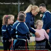 A still image featuring Ballymoney's Blue Jays from the series of video released by the official energy partner of the Irish Rugby Football Union (IRFU) Power NI. CREDIT POWER NI