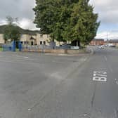 The entrance to Cookstown High School at Molesworth Street | Google