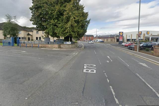 The entrance to Cookstown High School at Molesworth Street | Google