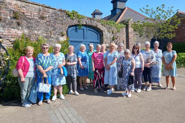 Members of Crumlin WI at the end of their visit to Hillsborough Castle and Gardens. Pic Credit: Crumlin WI