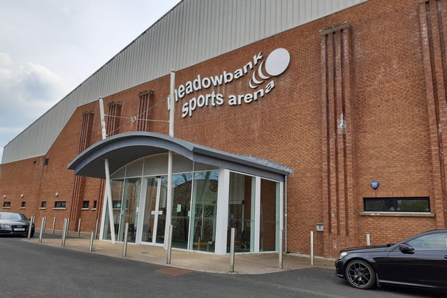 I love this building. There was nowhere to athletes to train in Magherafelt and if they wanted track traning they had to travel. Then along came Meadowbank Arena. It a huge attraction for sportspeople as it is one of the best multisport facilities in the country and included an indoor and outdoor running track.