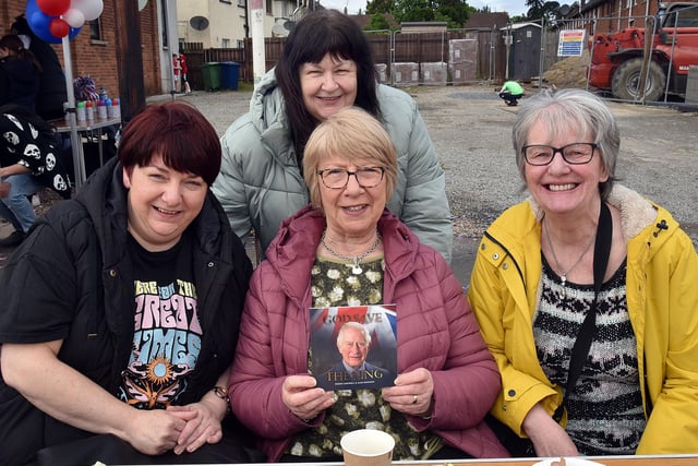 Members of the Roadrunners Line Dancing Group who performed at the event, from left, Sandra Mayne, Jackie McConnell, Liz Morrison and Jackie McConnell. PT18-246.