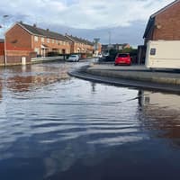 Drivers urged to take care as main road through a Lurgan estate suffers more flooding after storms