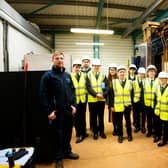 Students from Holy Trinity recently visited NI Water's Lough Fea WTW