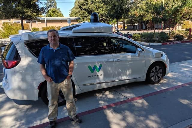 Portadown native Aaron McCaffrey, who now lives in California, took his first trip in a self-drive taxi in San Francisco on St Patrick's Day weekend.