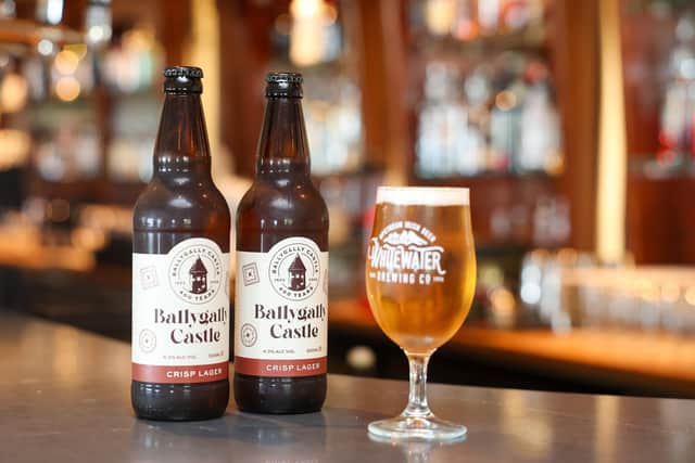 Ballygally Castle has launched a limited edition Ballygally Castle Beer which has been specially brewed in partnership with Whitewater Brewery as part of the hotel’s 400th anniversary celebrations. Picture: released on behalf of Ballygally Castle.