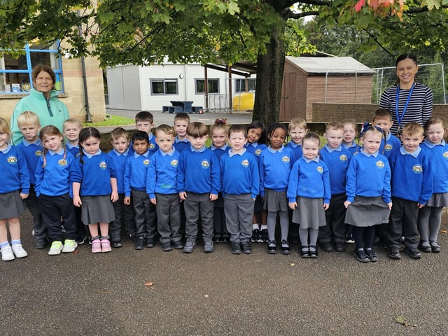 Class P1RMC at St Anthony's Primary School.