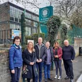 The St. Aloysius Parents Road Safety Group have met with a number of politicians to discuss the need for a crossing on the Ballinderry Road, including Sinn Fein's Gary McCleave, who is pictured with members of the group.