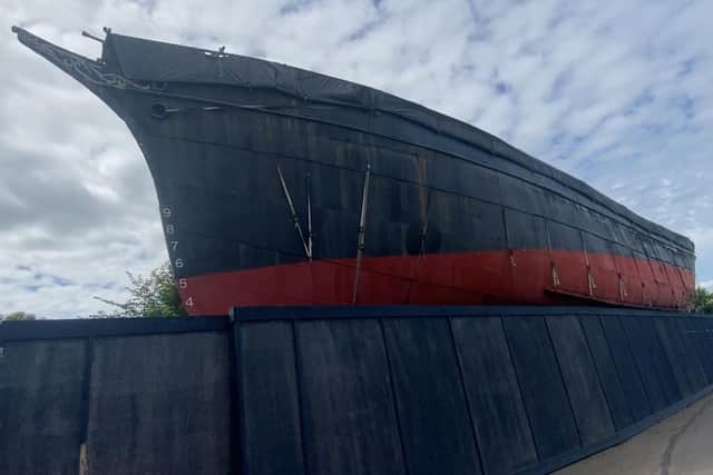 The vessel was acquired in 1970 by the Ulster Transport Museum at Cultra, where she is currently on open-air display. Photo: Helena McManus