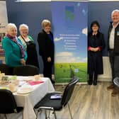 From left is Mrs Helen Wilson, Mrs Eleanor Ferris, Mrs Geraldine Lawless, Chair, TADA, Dr Maria O'Kane, CE, Southern Health Trust, Kyle Savage, Vice Chair of TADA and Mr Walter Ferris.