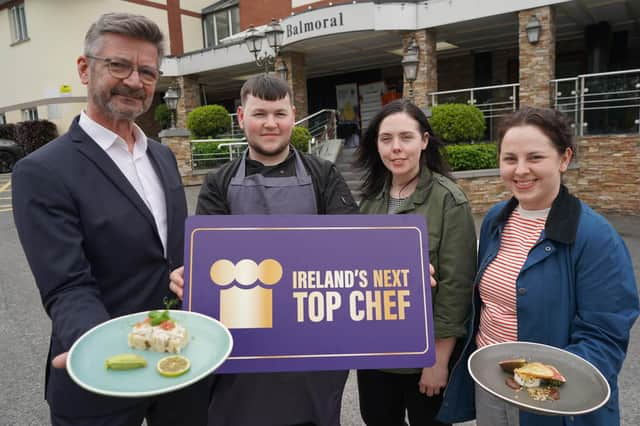 'Next Top Chef' judges Joris Minne (left), Danni Barry (second from right) and Kerry Roper. C2322518