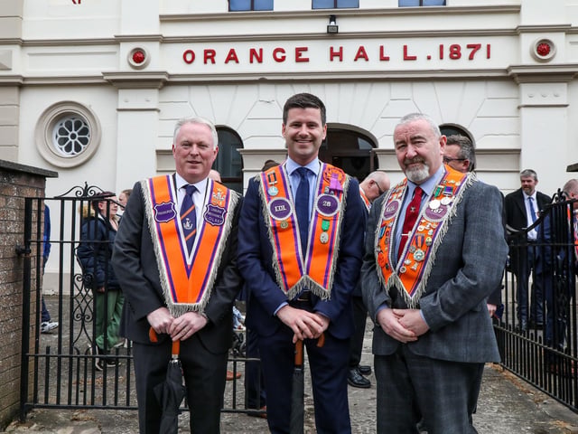 Brother Jonathan Buckley MLA LOL 28 was a guest of Lisburn Mechanics LOL 557 at the Empire Sunday parade.